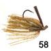 Santone Rattlin' Jig Green Pumpkin Flake 3 4oz