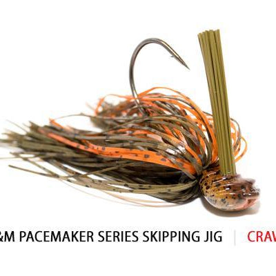V&M Pacemaker Skipping Jig Crawdad 16oz