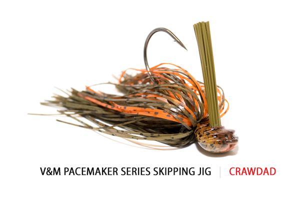 V&M Pacemaker Skipping Jig Crawdad 16oz