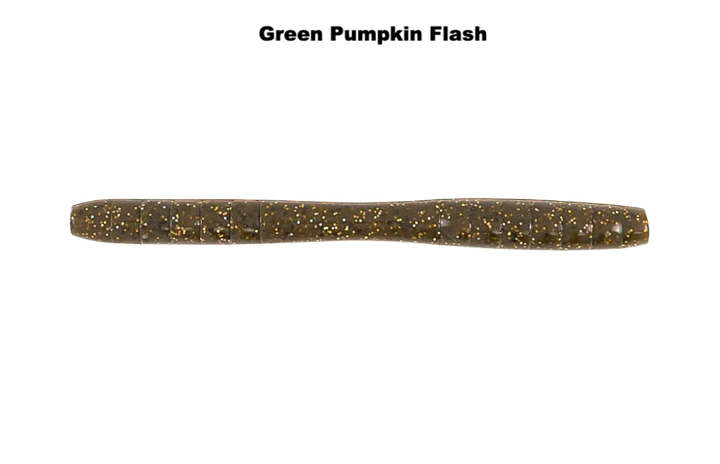 Missile Baits The 48 Worm Green Pumpkin Flash (D)