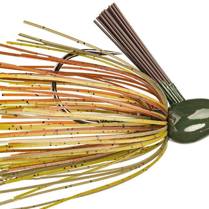Strike King Hack Attack Fluoro Flippin Jig Green Pumpkin Craw