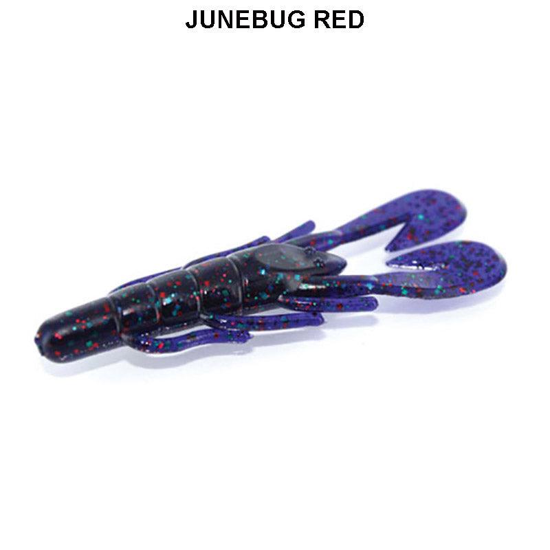 Zoom UltraVibe Speed Craw 3.5" 12pk Junebug Red 177**