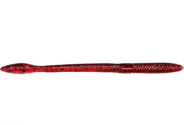 Strike King Finesse Worm 6.5" Red Bug