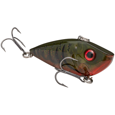 Strike King Red Eye Shad 2-Tap 1/2oz Phantom Watermelon Red Craw