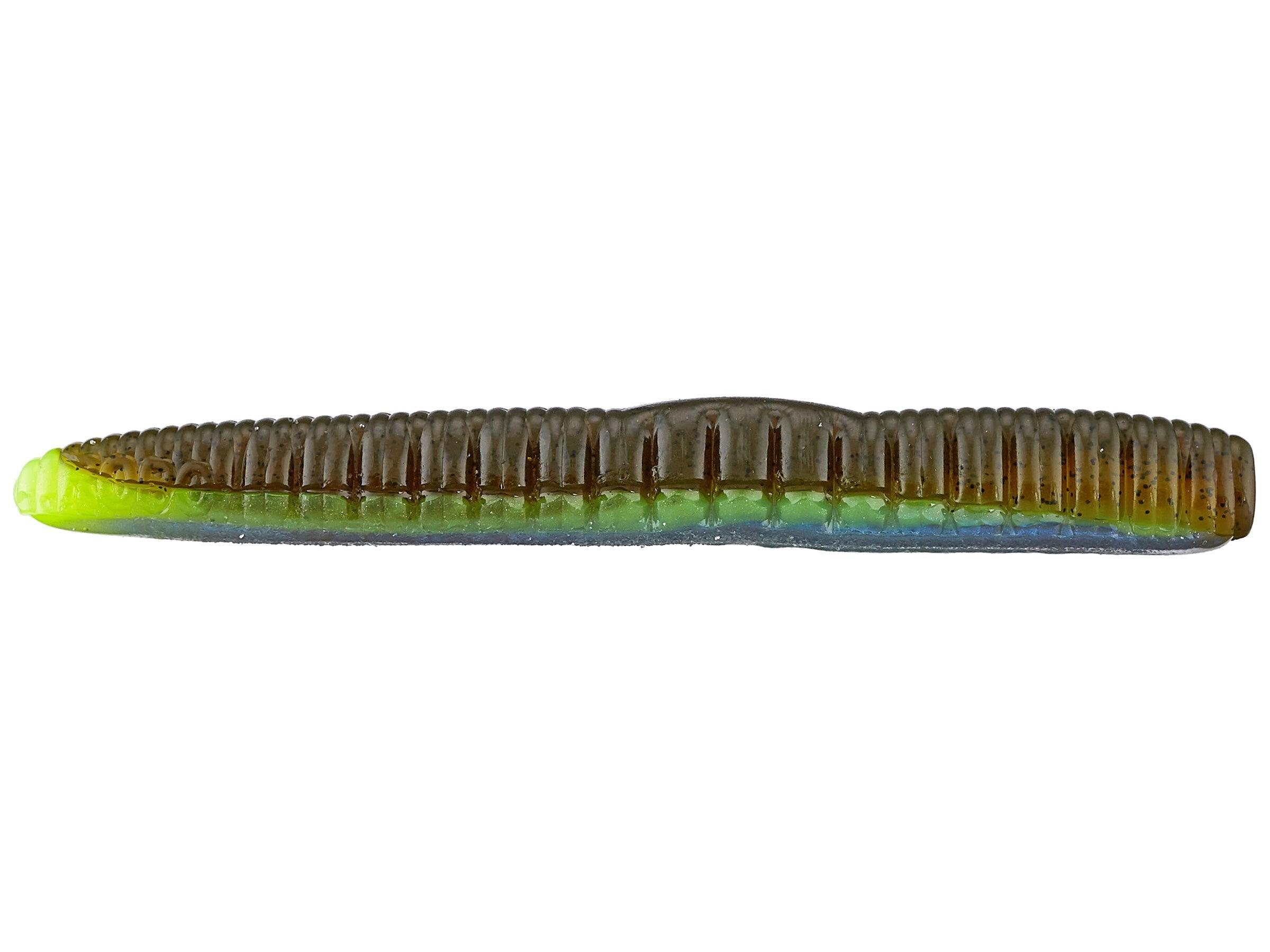 Roboworm Ned Worm 3" Green Pumpkin Perch
