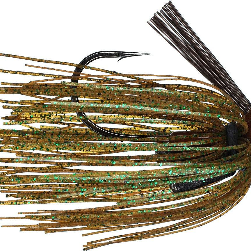 Santone Pro Series Football Jig Pumpkin Green Flake 3 4oz
