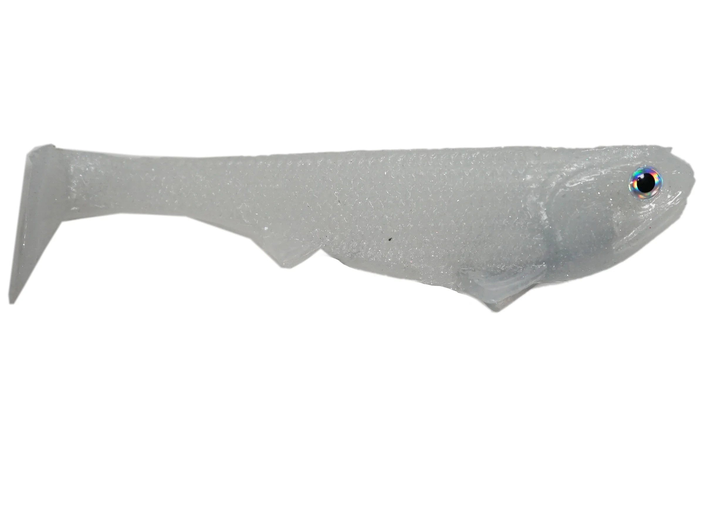 Boom Boom Line Thru Swimbait 4" Pearl White #510