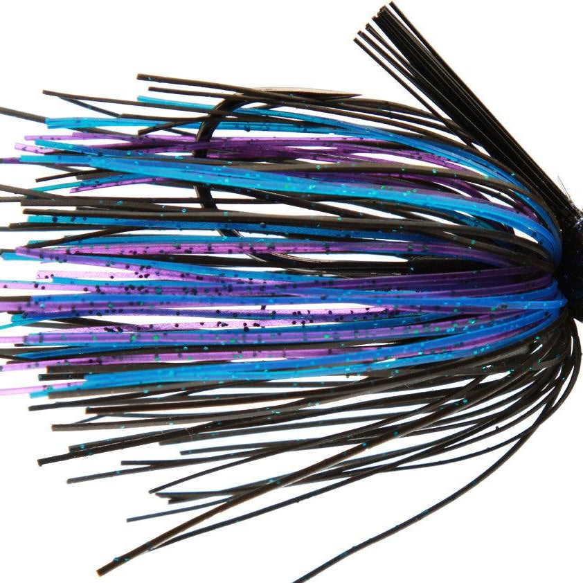 Santone Pro Series Football Jig Black Blue Purple 3 4oz