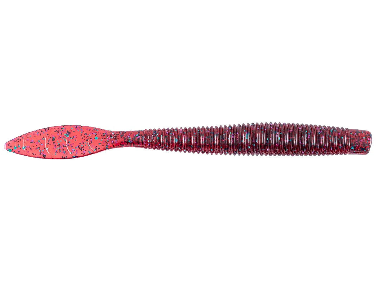 Missile Baits Quiver Worm 6.5" Redbug Candy