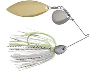 Santone Lures M-Series Colorado Willow Spinnerbait Mean Green - Col Wil Slv Gld