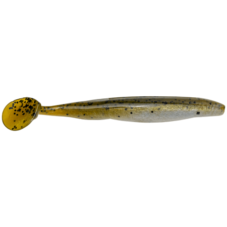 Strike King Swimm'n Caffeine Shad Green Pumpkin Pearl