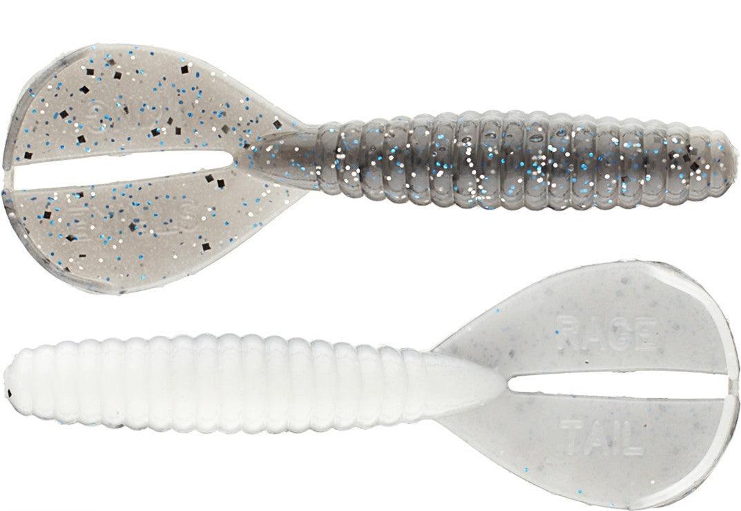 Strike King Rage Twin Tail Menace Grub Smokey Shad