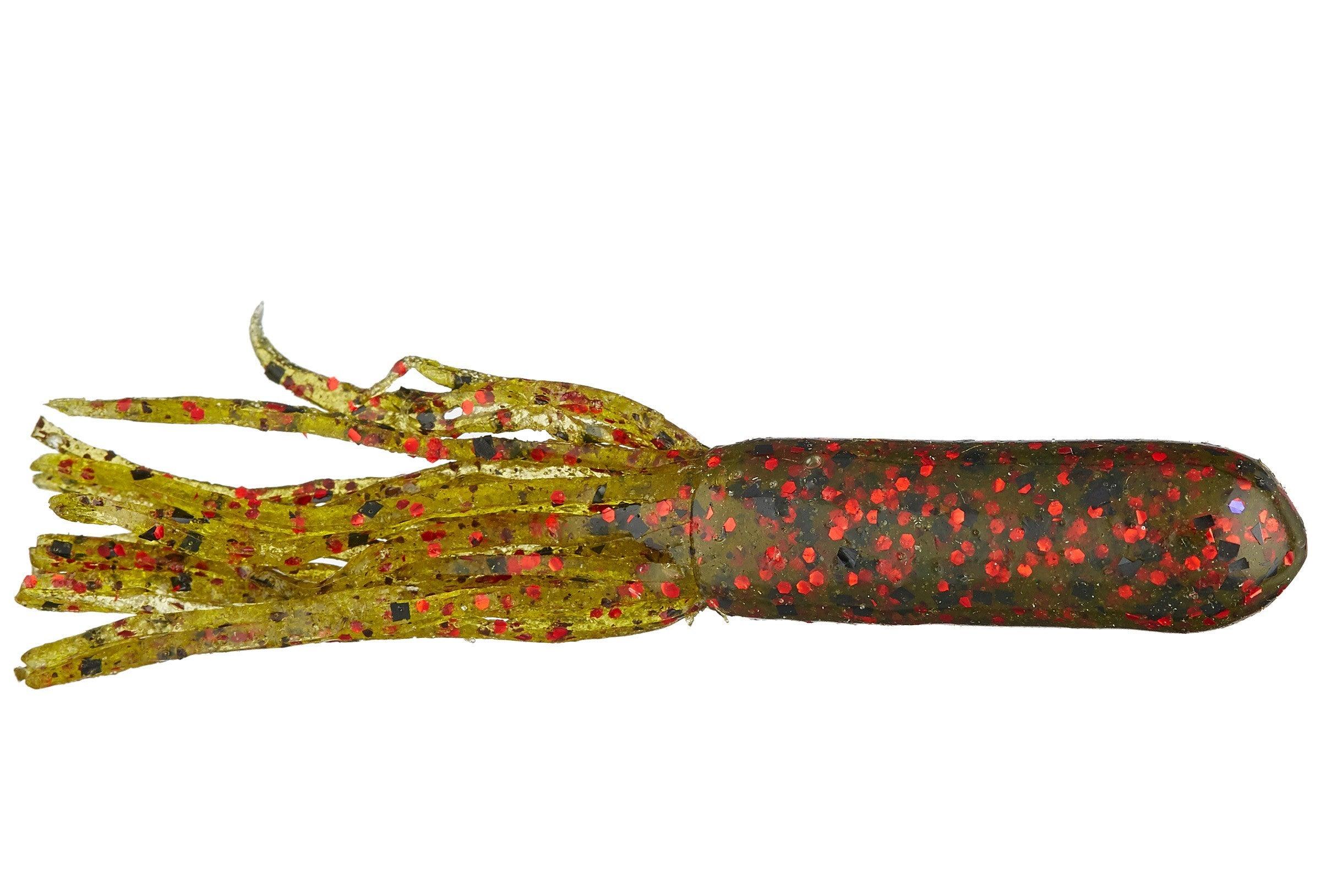 Strike King Coffee Tube 3.5" Watermelon Red Flake