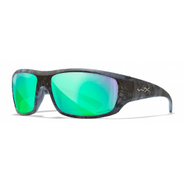 Wiley X Sunglasses WX Omega Kryptek Neptune Captivate Pol Green Mirror