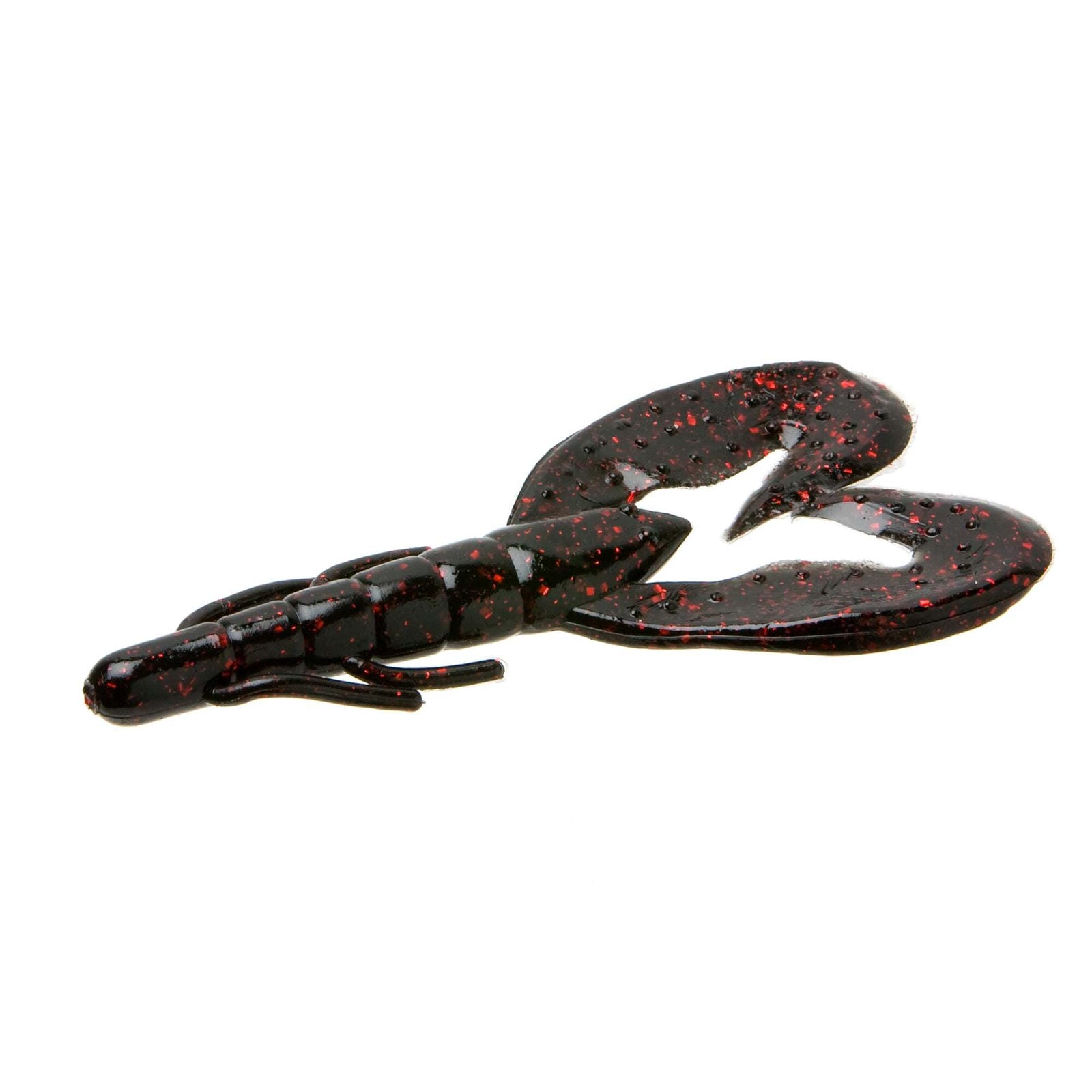Zoom Super Speed Craw 4" 8pk Black Red Glitter