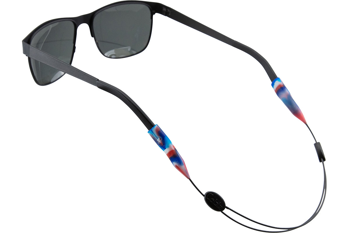 Cablz Zipz Adjustable Colors Red White & Blue Marble