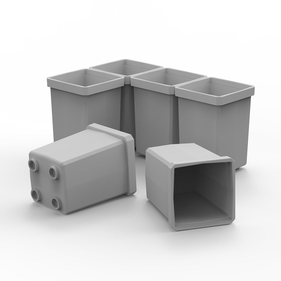 Buzbe Customizable Bins 1x1D