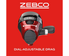 Zebco 202 5'6" 2pc Medium-Light Spincast Combo