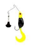 Mr. Crappie Spin Baby Spinnerbait Tuxedo Black