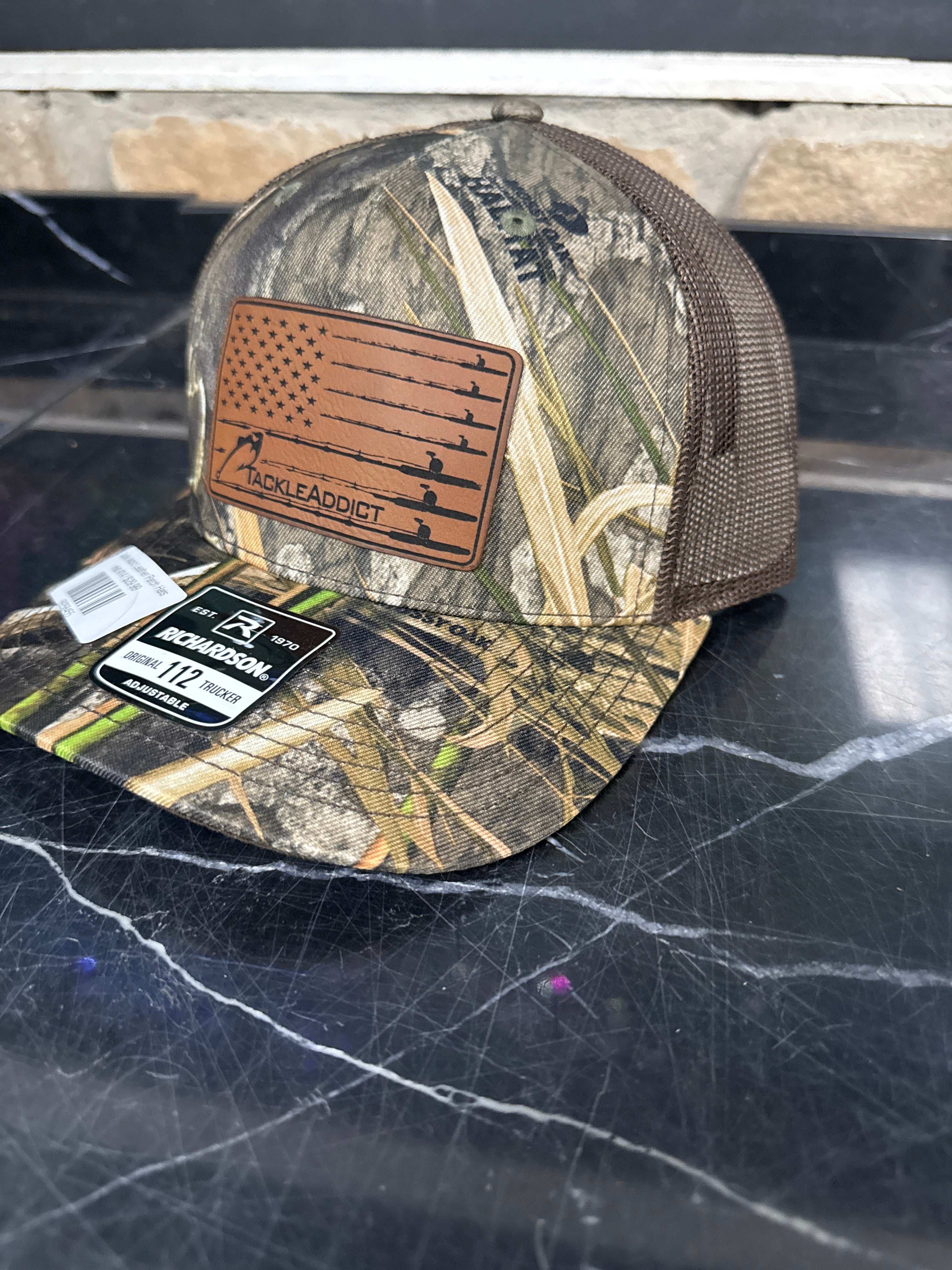 Tackle Addict Leather Patch Hats Hat #14