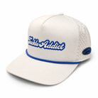 Tackle Addict Hat White Blue Rope w Tackle Addict