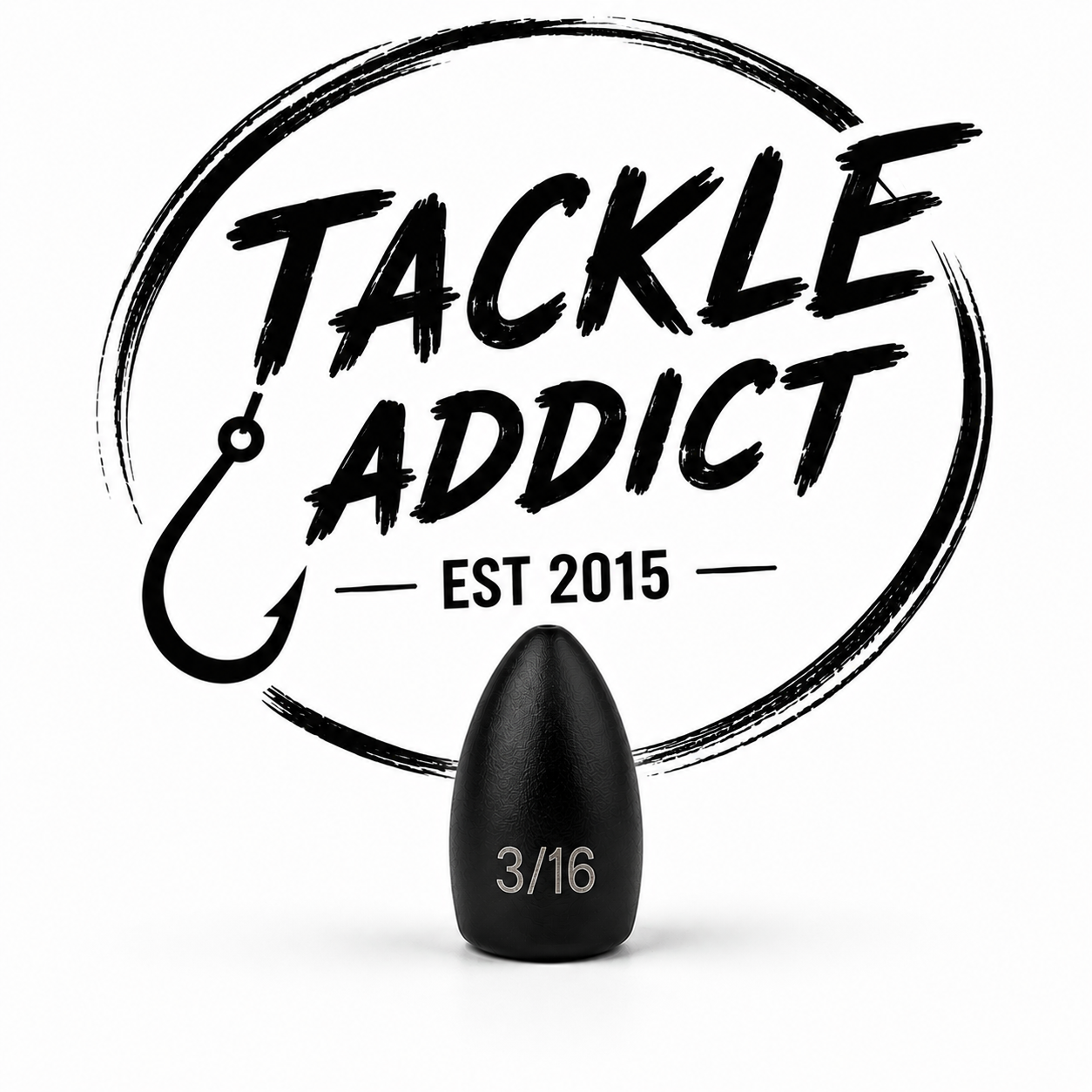 Tackle Addict Tungsten Flipping Weights 3 16oz 10pk