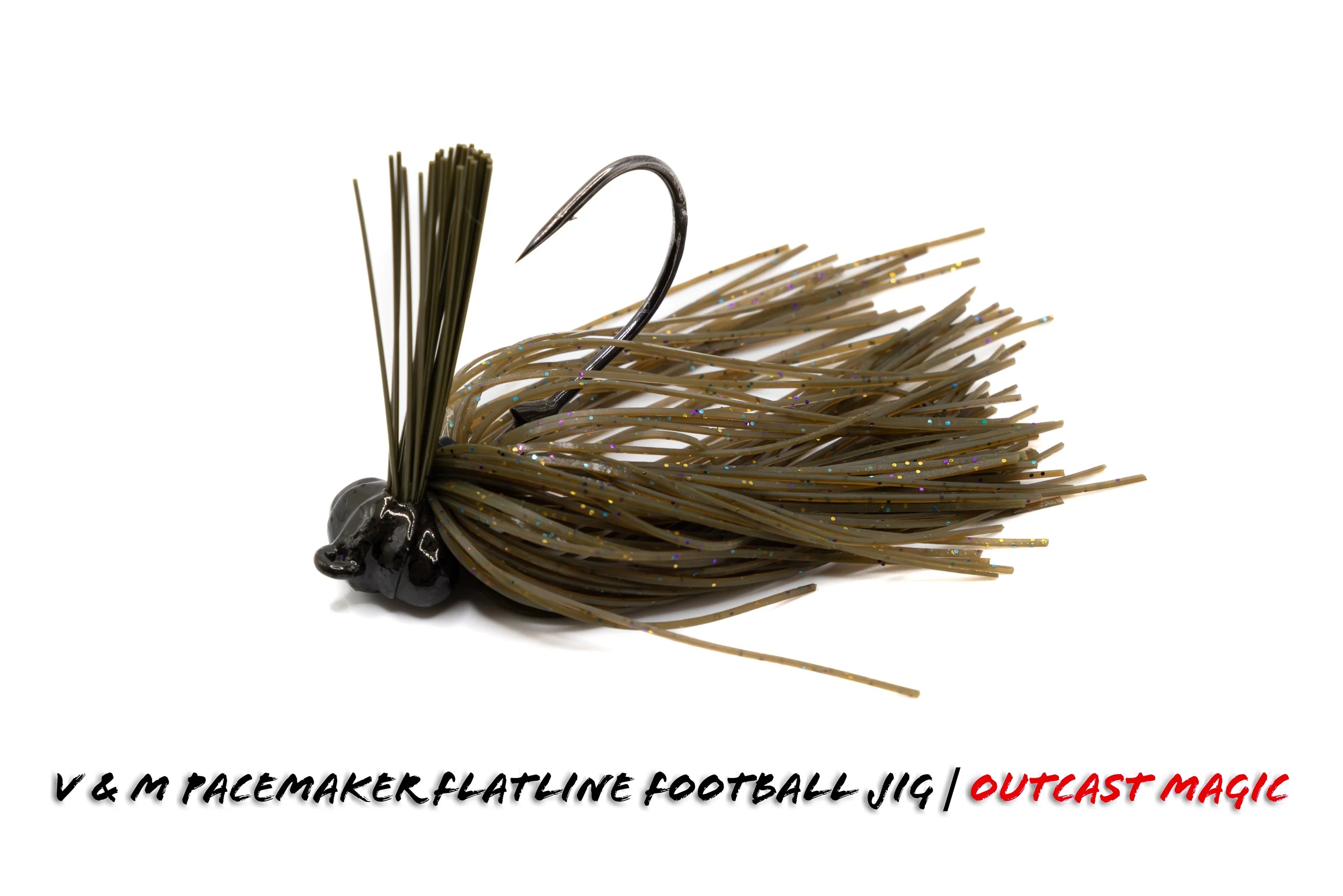 V&M Pacemaker Flatline Football Jig Outlaw Magic