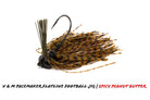 V&M Pacemaker Flatline Football Jig Spicy Peanut Butter