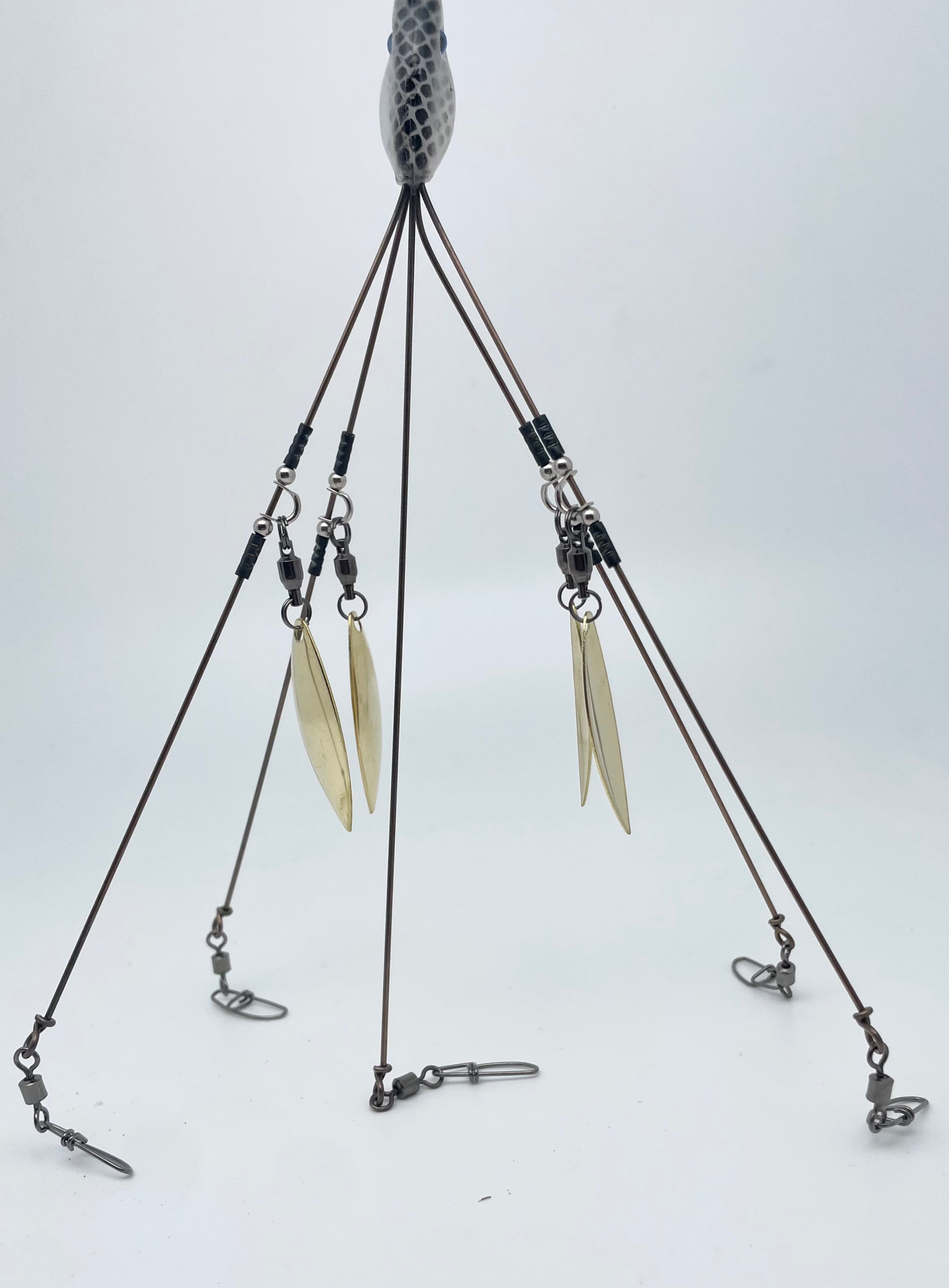 Hog Farmer 5 Wire 4 Blade A-Rig Gold