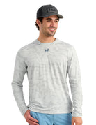 Huk A1A Pro Sun Hoodie Seagull Camo