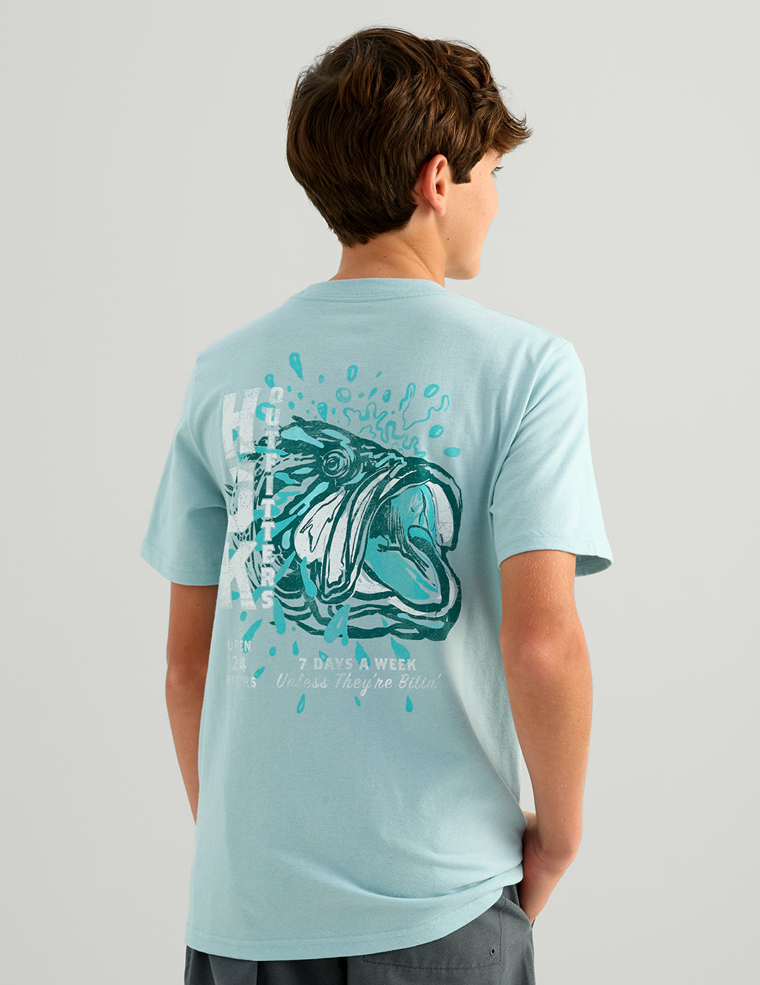 HUK Youth T-Shirts Bass Hours
