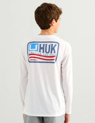 HUK Kids Pursuit Performance Crew White
