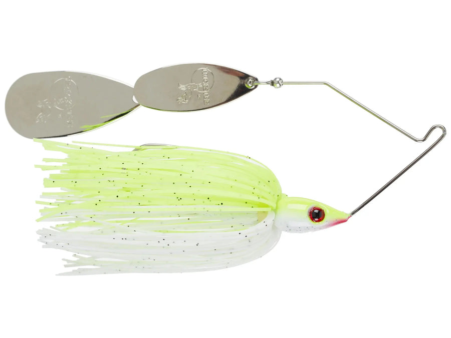 Head Hunter Rick Clunn Trickster Spinnerbait Chartreuse White
