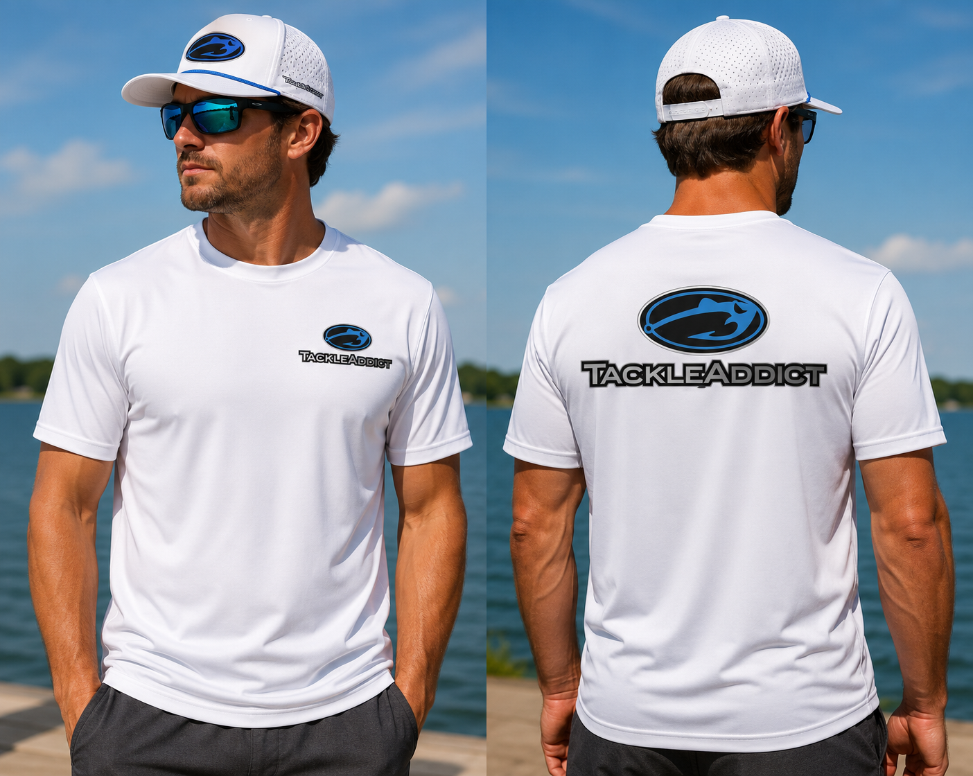 Tackle Addict Shirts White Short Sleeve