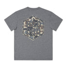 Burlebo Short Sleeve Tee Rad Dad Deer Camo - Dark Heather Grey