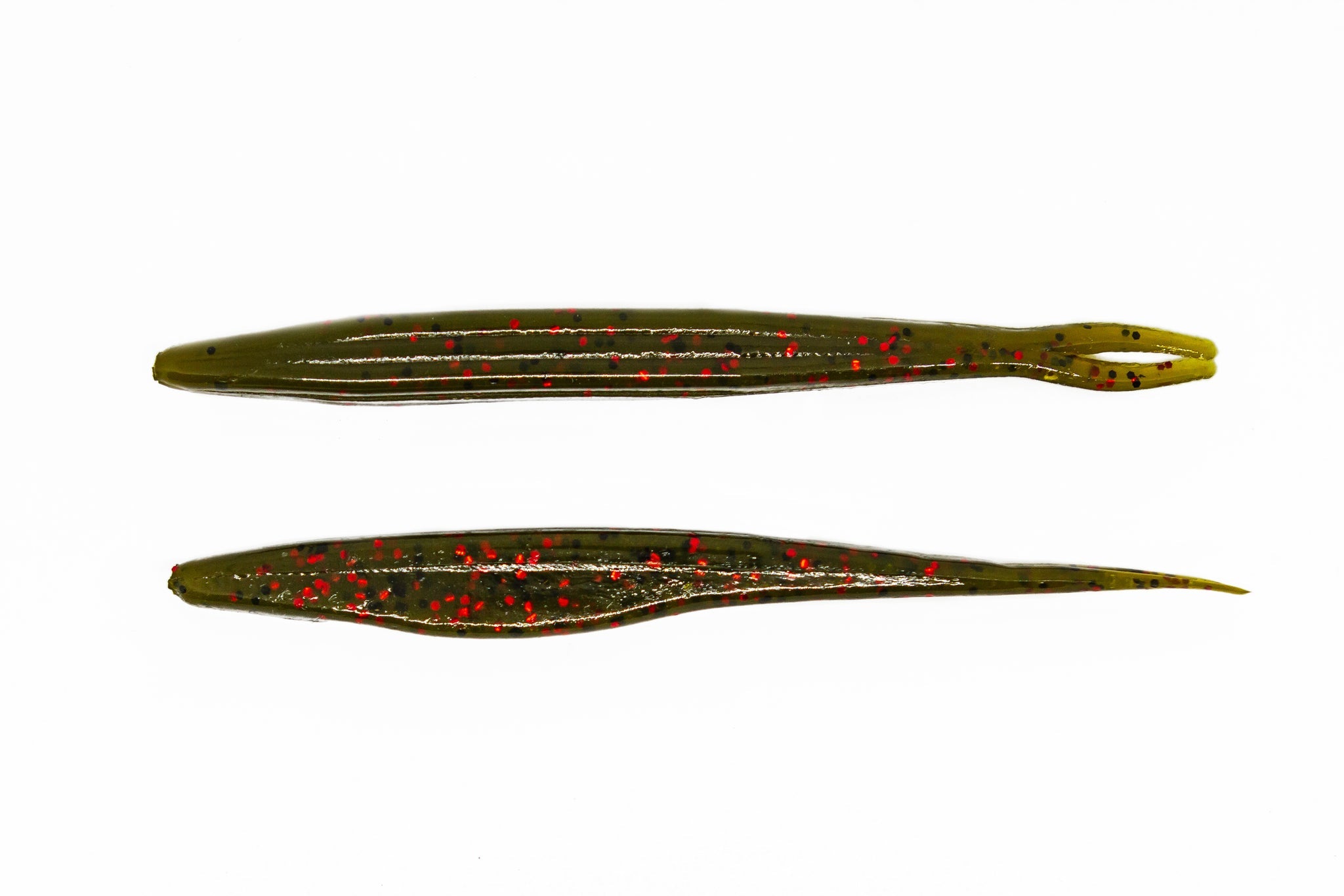 V&M Pork Shad 2.0 Watermelon Red**