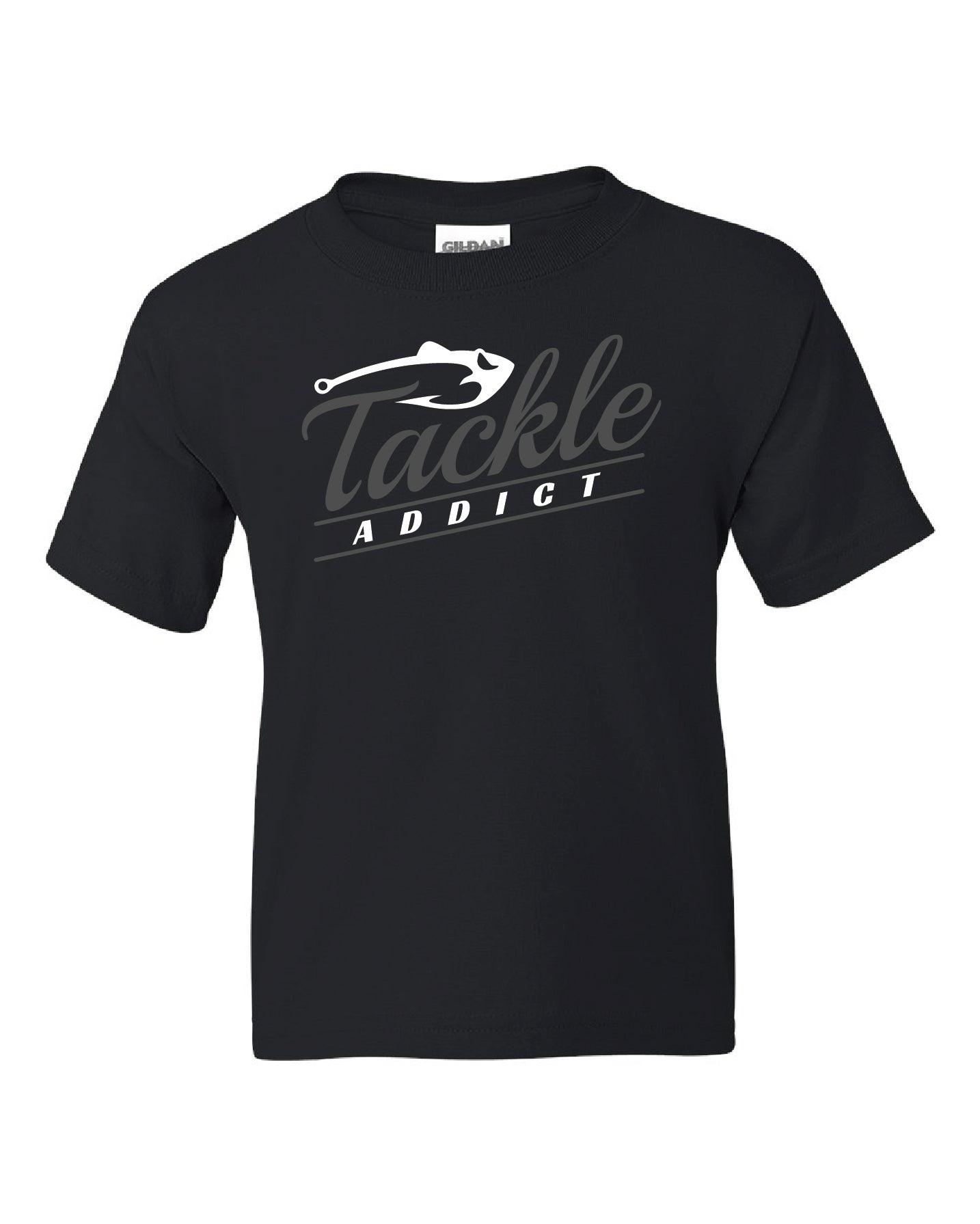 Tackle Addict "Script" T-Shirt Black