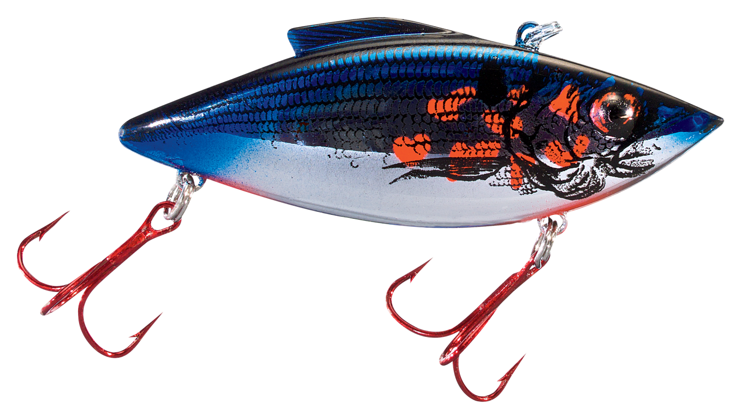 Bill Lewis Rat-L-Trap 1/2oz Chrome Bleeding Shad (D)