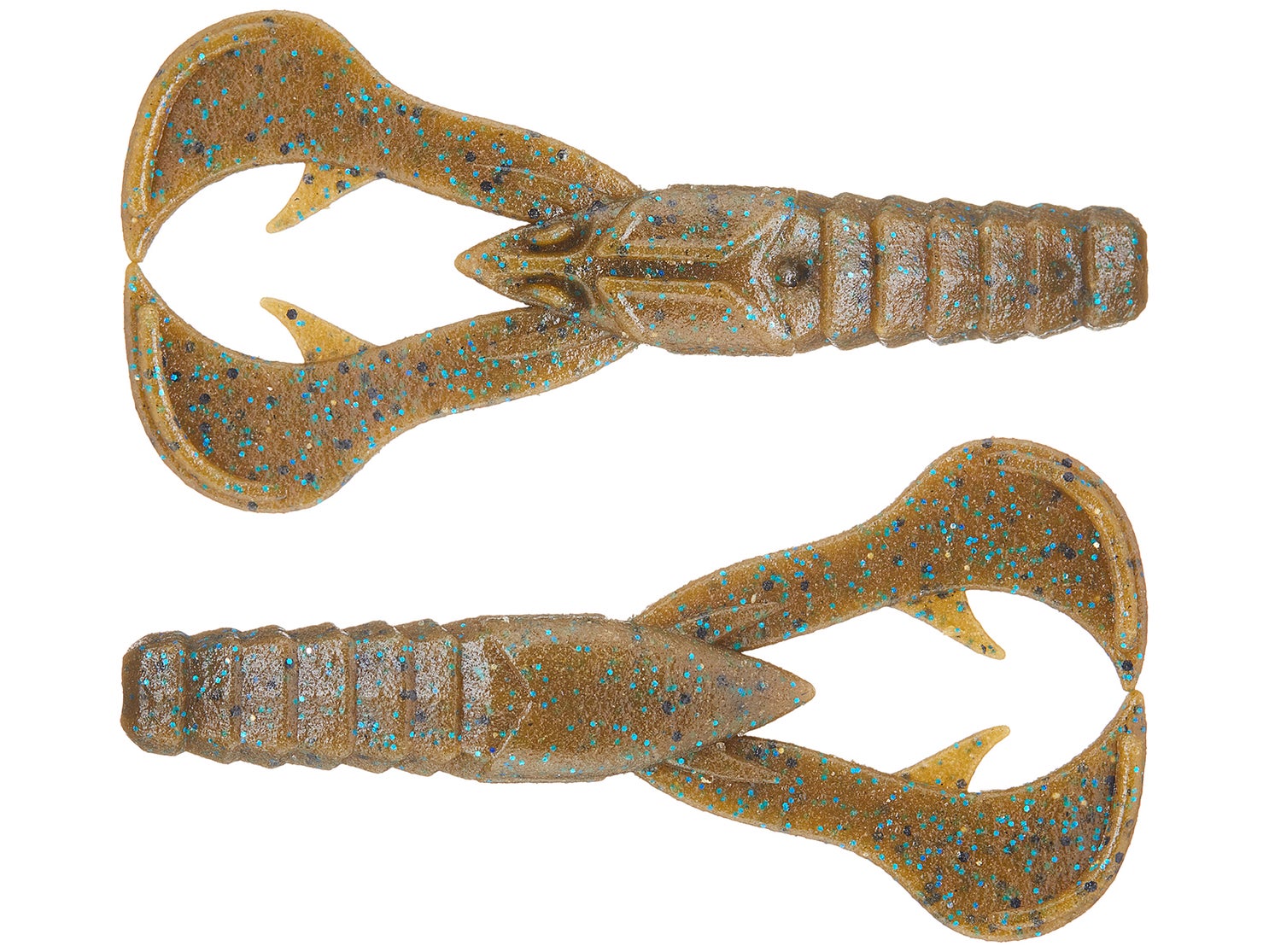 Berkley PowerBait Maxscent Crud Craw Green Pumpkin Blue Flake