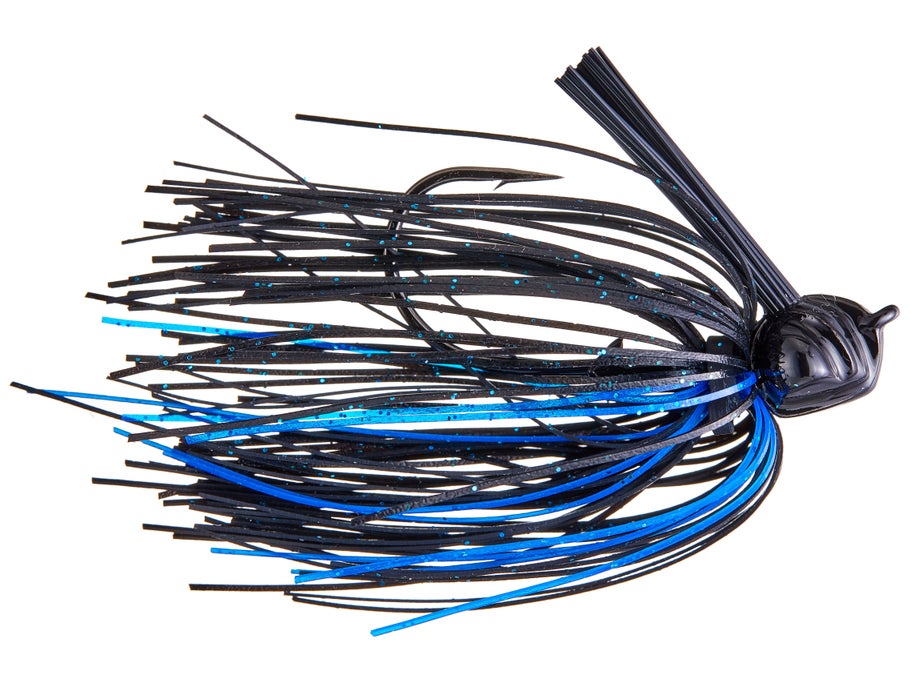 V&M Pacemaker Flatline Football Jig Black Blue