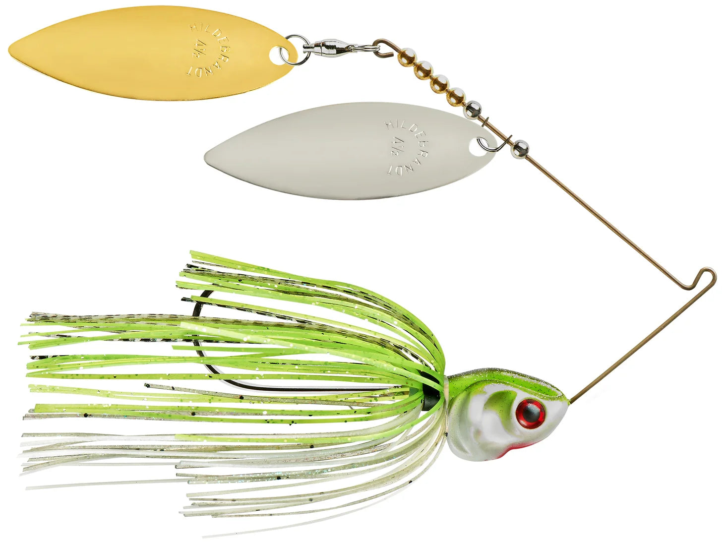 Booyah Covert Double Willow Spinnerbaits JC Special Double Willow Nkl Gld