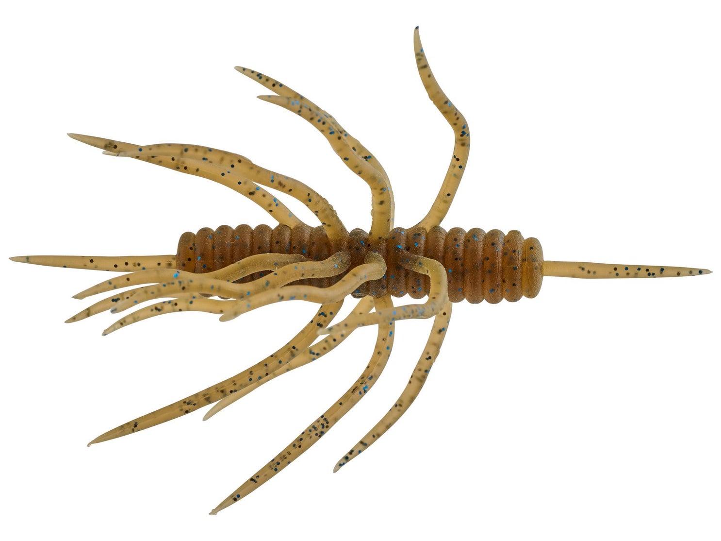 Hideup Coike Thunder Elastomer Creature Bait Green umpkin Pepper Blue Flake