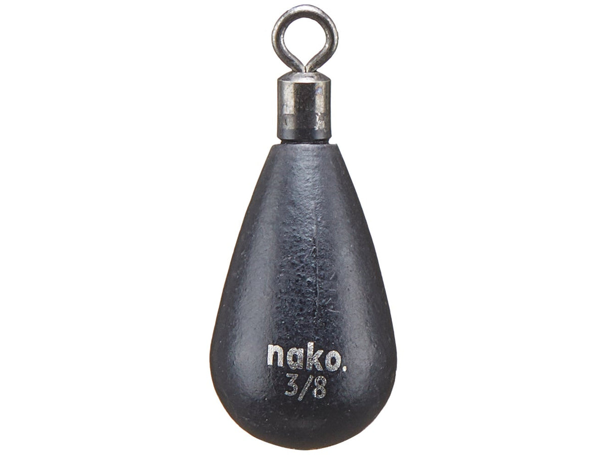 Nako Tungsten Tear Drop Free Rig Weights 5pk