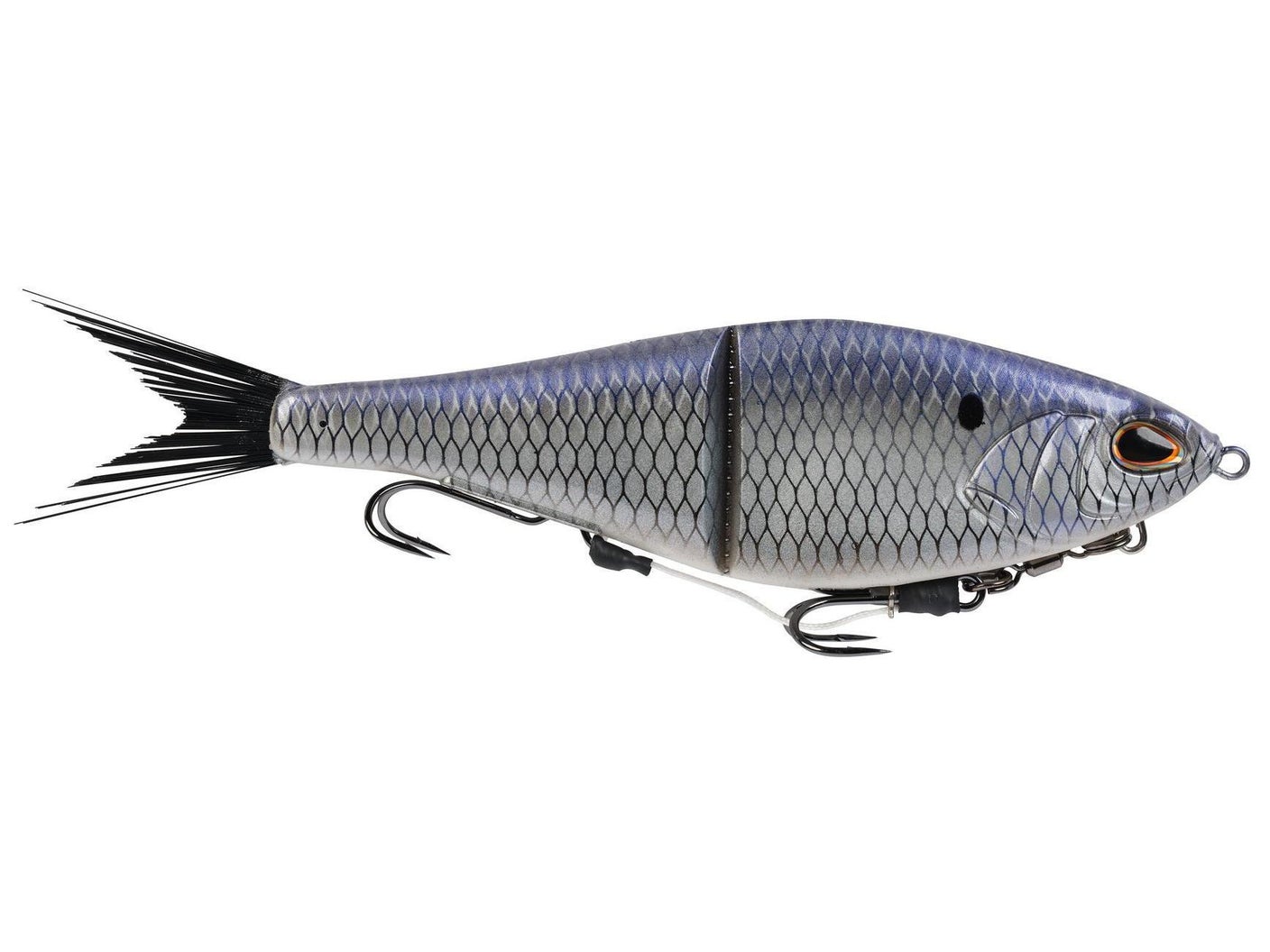 Berkley PB Chop Block Glide Bait Chrome Gizzard