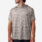 Burlebo Short Sleeve Performance Hoodie Classic Deer Camo