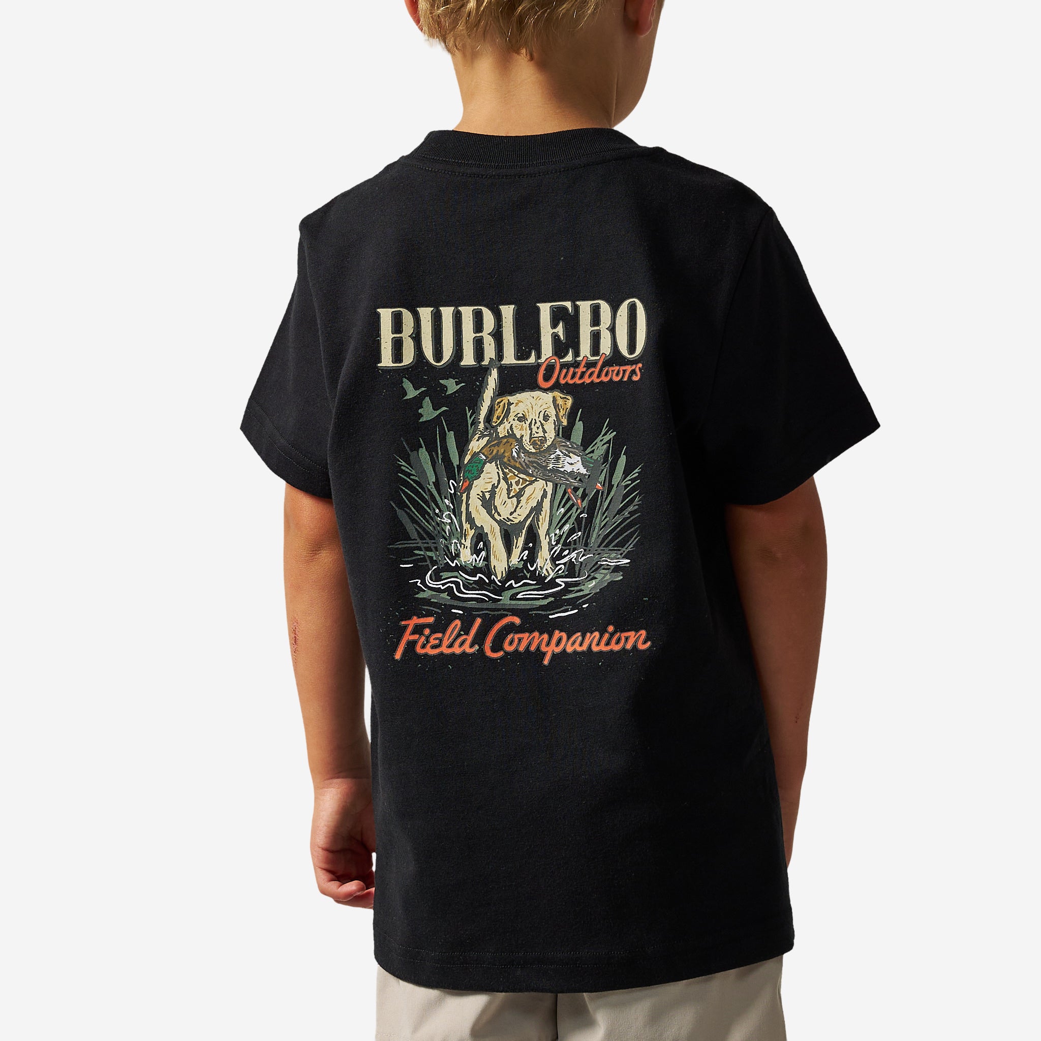 Burlebo Youth T-Shirt Field Companion - Blk