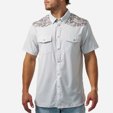 Burlebo Performance Western Shirt Bird Szn (Light Grey Classic Deer Camo)