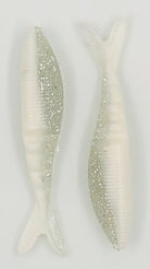 Cross Bait Wack'm Fish Tail Trailer White Ice