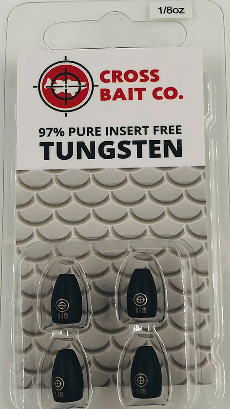 Cross Bait Tungsten Flippin 1 8oz (4pk)
