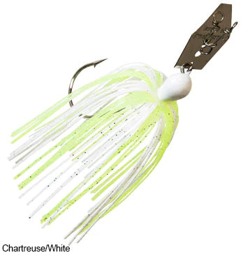 Z Man Original Chatterbait Chartreuse White Gold Blade 1 4 oz